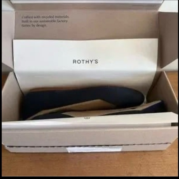 NIB Rothy’s the Flat in Navy Midnight Blue Size: 8 - Picture 3 of 13